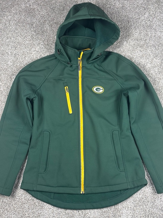 NFL Jackets & Blazers - NFL Green Bay Packers Women's Full Zip Jacket Detachable Hood Size Small